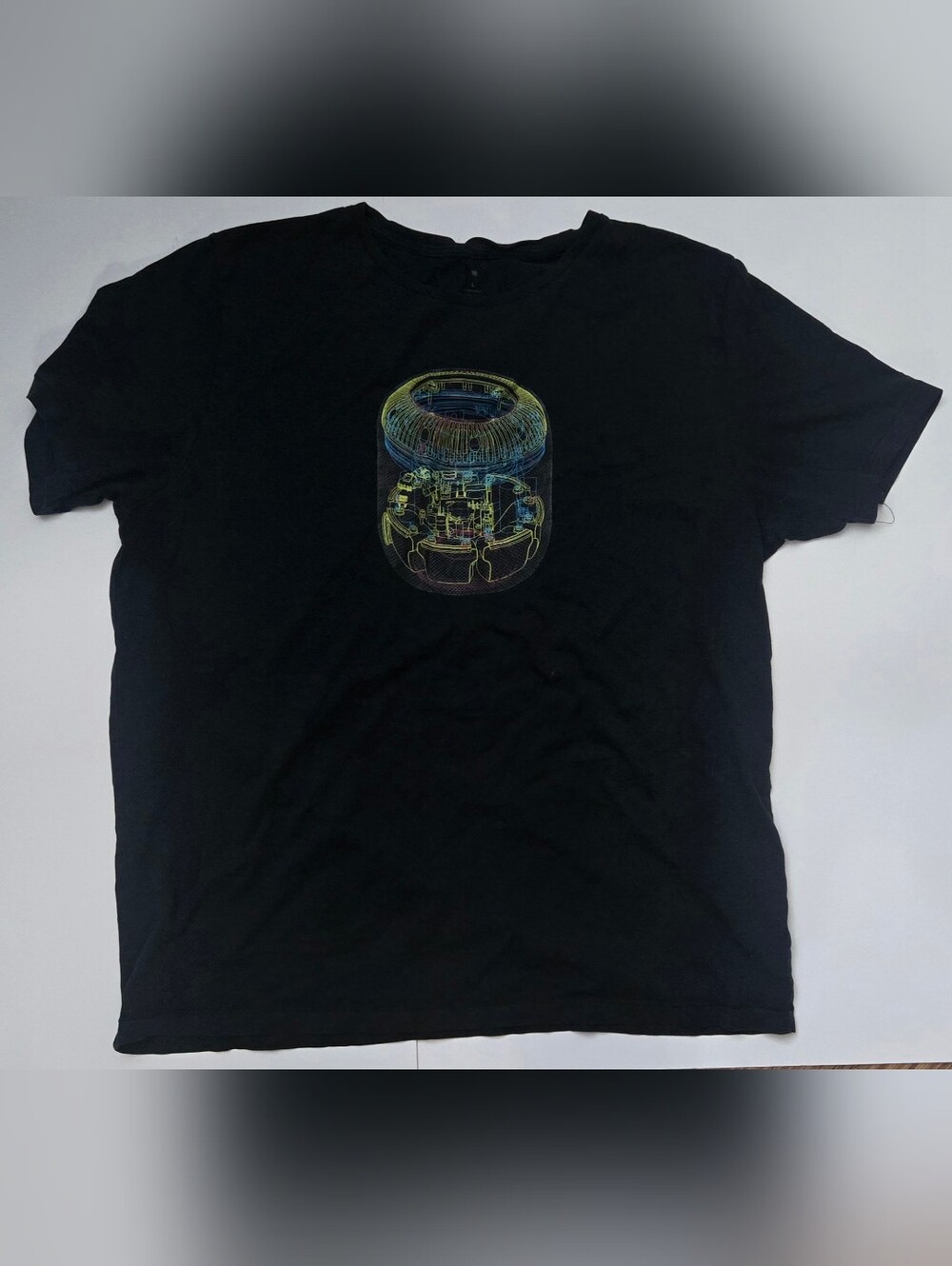 Limited Edition Apple T-Shirts: HomePod Technical Drawing Design